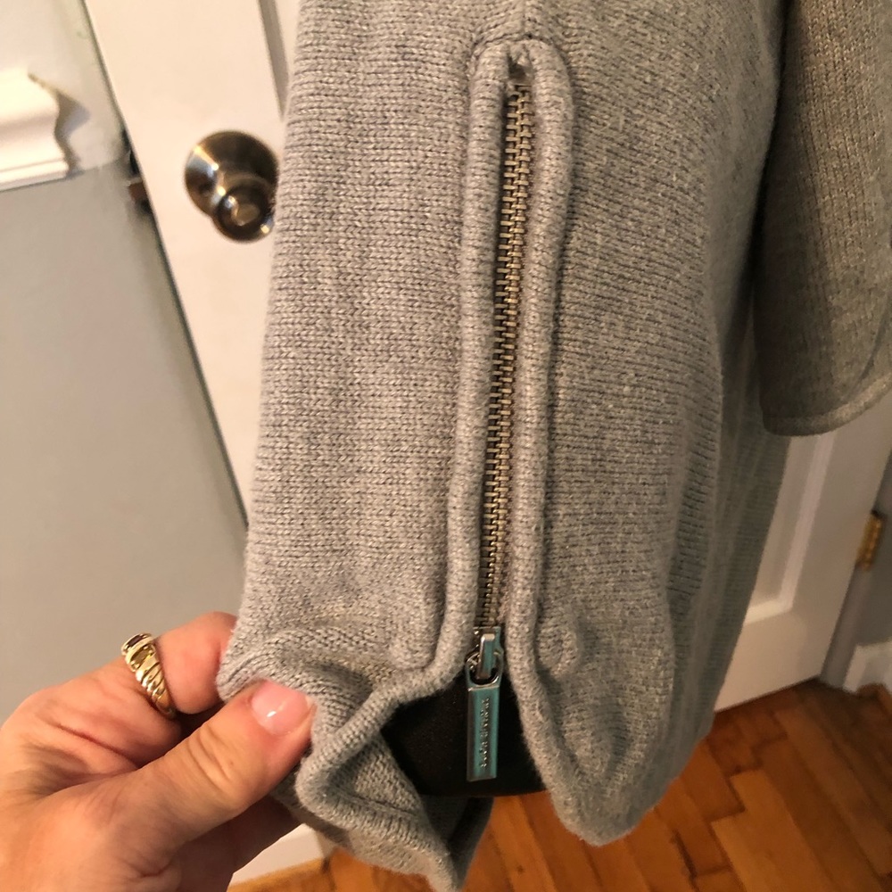Michael Kors women’s gray sweater size medium 29 inches from shoulder to bottom. - Picture 5 of 7